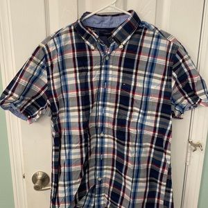 Tommy Hilfiger men’s short sleeve button down.